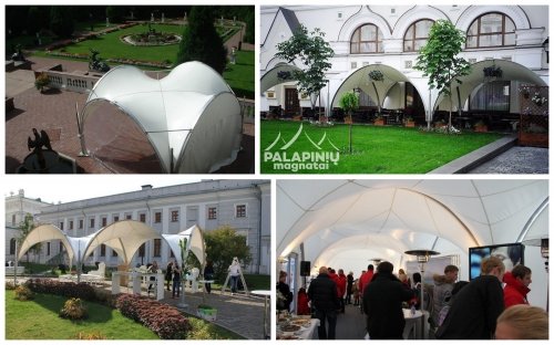 Palapinės ir paviljonai