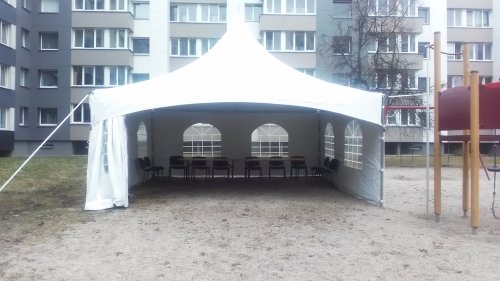 Palapinės ir paviljonai