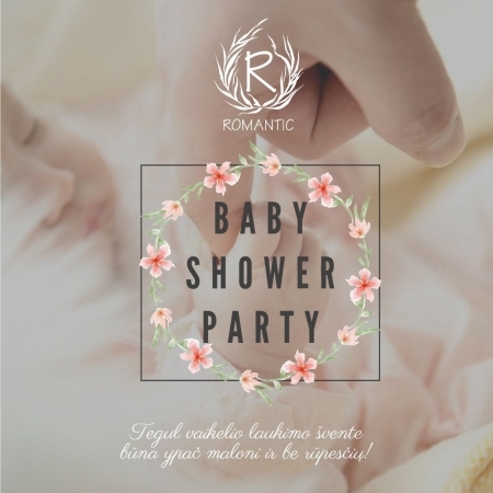 "Baby Shower Party" pasiūlymas