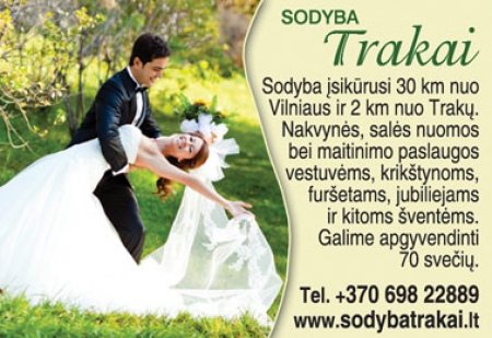 Sodybos nuoma Trakuose ištisus metus įvairioms šventėms