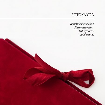 Vienetinė ir isskirtinė Jūsų vestuvių nuotraukų fotoknyga.