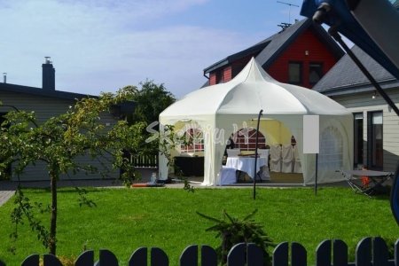 Labai graži 6x6 palapinė- paviljonas Jūsų įspūdingai šventei!