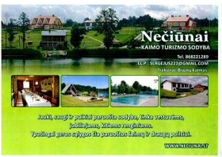 Neciunu sodyba - puiki vieta Jusu vestuvems !