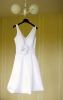 Trumpa balta (vestuvinė) suknelė