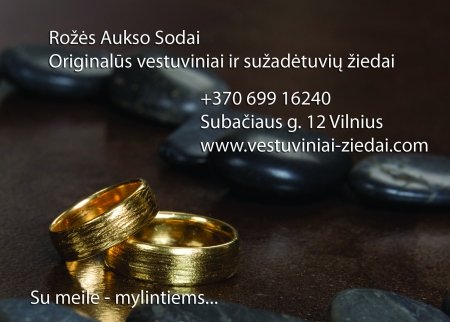 Rožės Aukso Sodai Originalių žiedų dizaino galerija