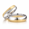 Vestuviniai žiedai iš nerūdijančio plieno.