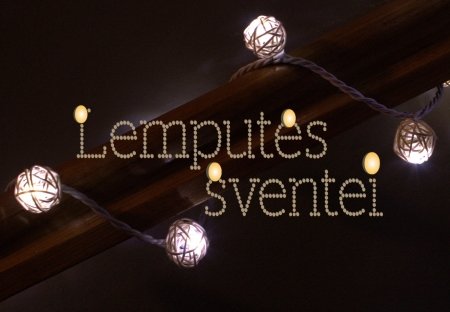Dekoruotos LED lempučių girliandos