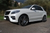 Gražus elegantiškas baltos spalvos Mercedes Benz ML AMG 