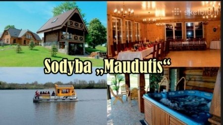 Namelis su vaizdu į Maudučio ežerą