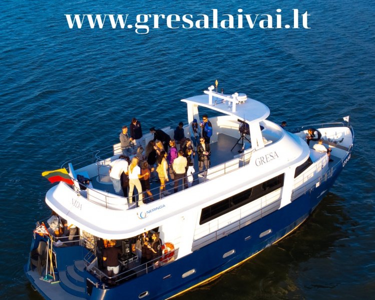 ⚓ Laivas „Gresa“ – Jūsų vestuvių pasaka kintančių vaizdų apsuptyje