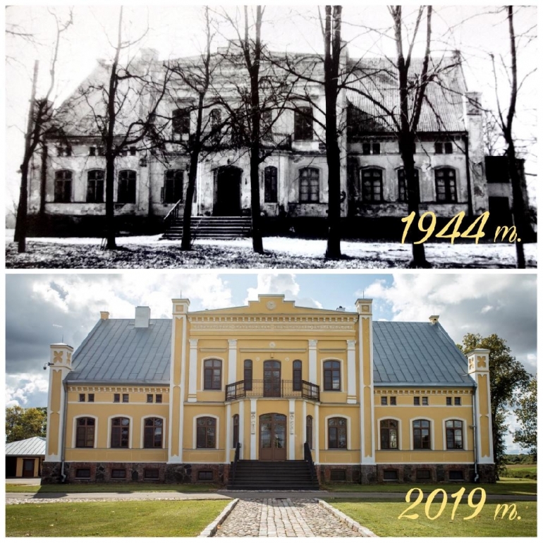 Dvaro rūmai išlikę autentiški 130 metų ir restauruoti