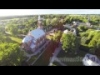 Kernavė, Kernavės bažnyčia, Kernavės piliakalniai, vaizdai iš viršaus, filmavimas iš oro